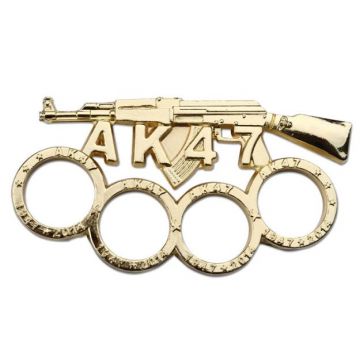 AK 47 BRASS PAPER WEIGHT 4.75" X 2.75"